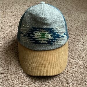 Ralph Lauren Double RL Western Aztec Blanket Hat
